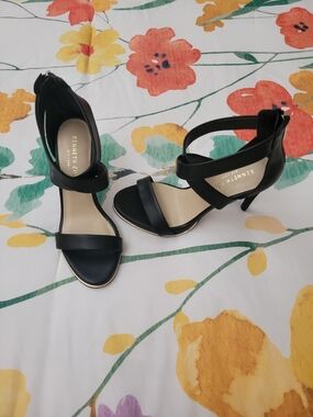 Kenneth Cole Black Strappy High Heels